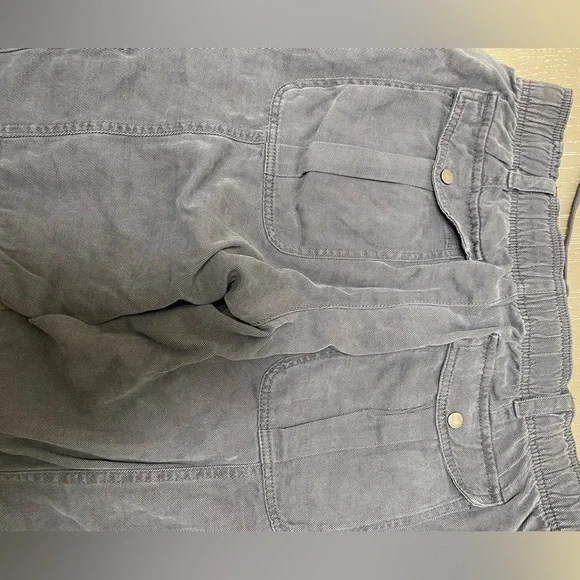 ZARA Pewter Drawstring Cargo Pants - Picture 5 of 5